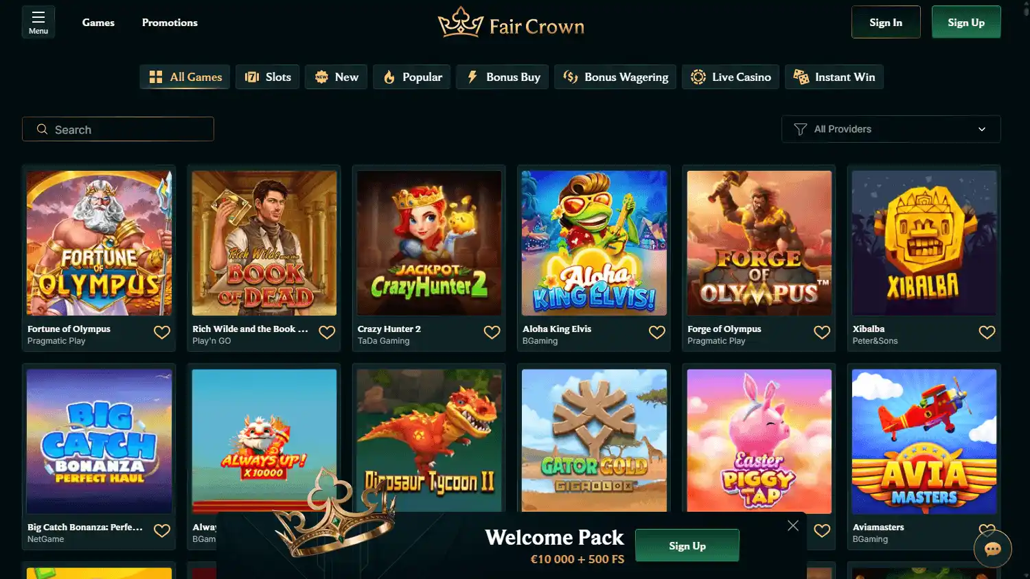 Fair Crown Casino screenshot 2