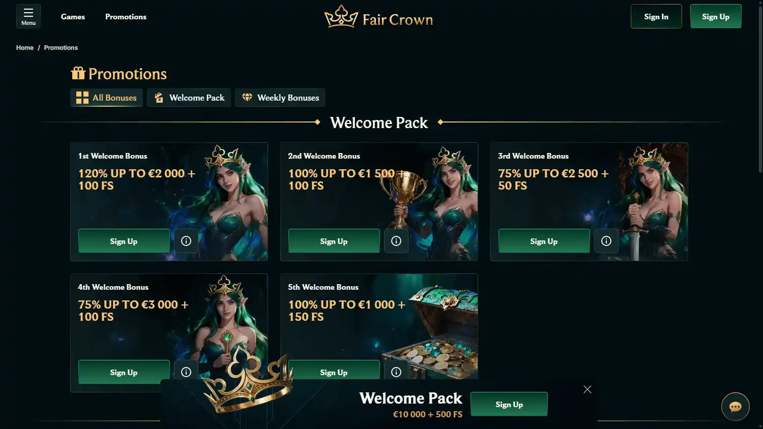 Fair Crown Casino screenshot 3