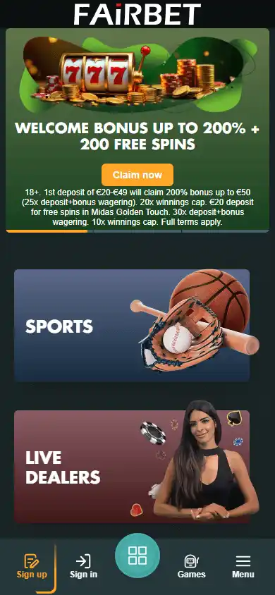Fairbet.bet Casino screenshot 4