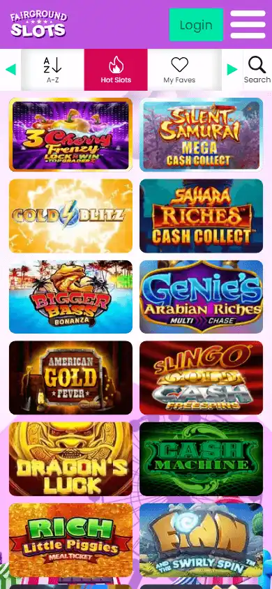 Fairground Slots Casino IE screenshot 6