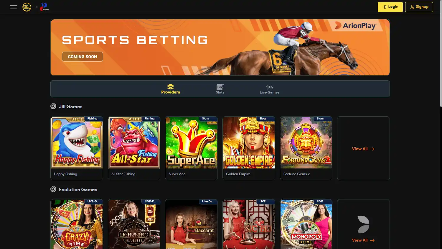 FairPlay Casino screenshot 1
