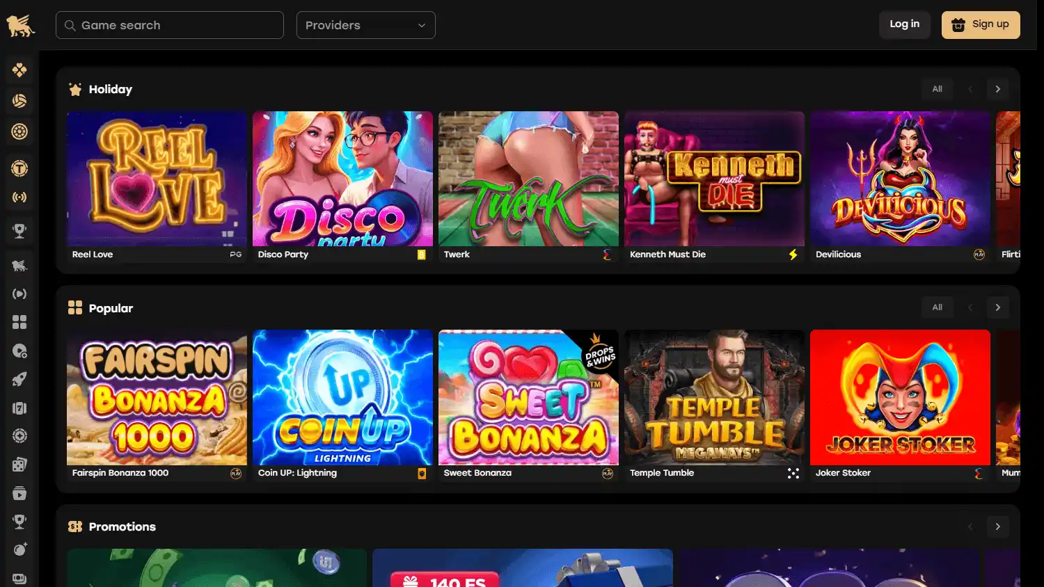 Fairspin Casino screenshot 1