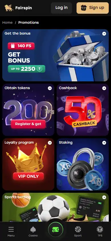 Fairspin Casino screenshot 6