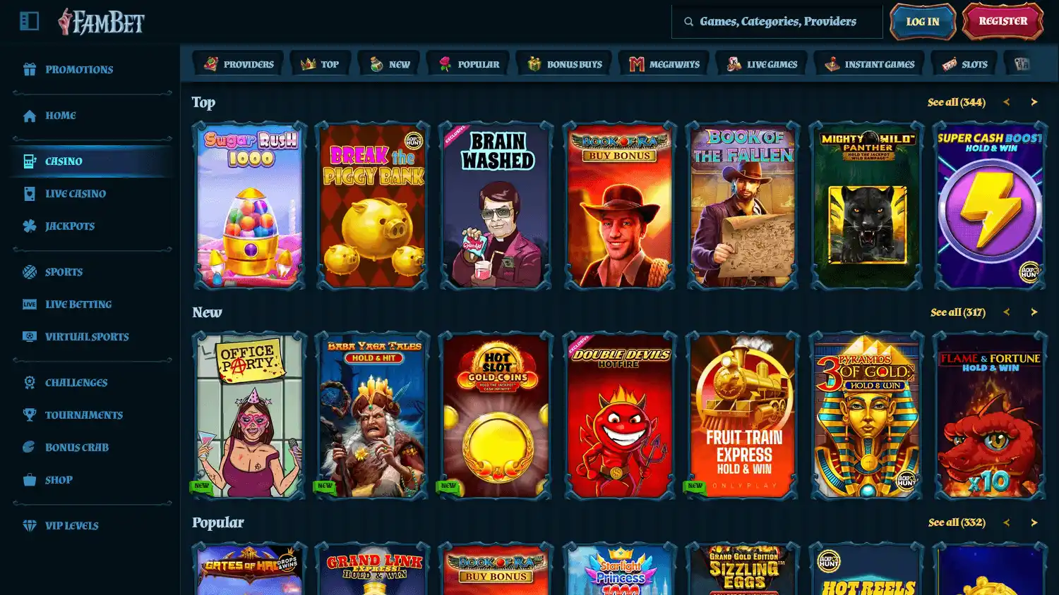 FamBet Casino screenshot 2