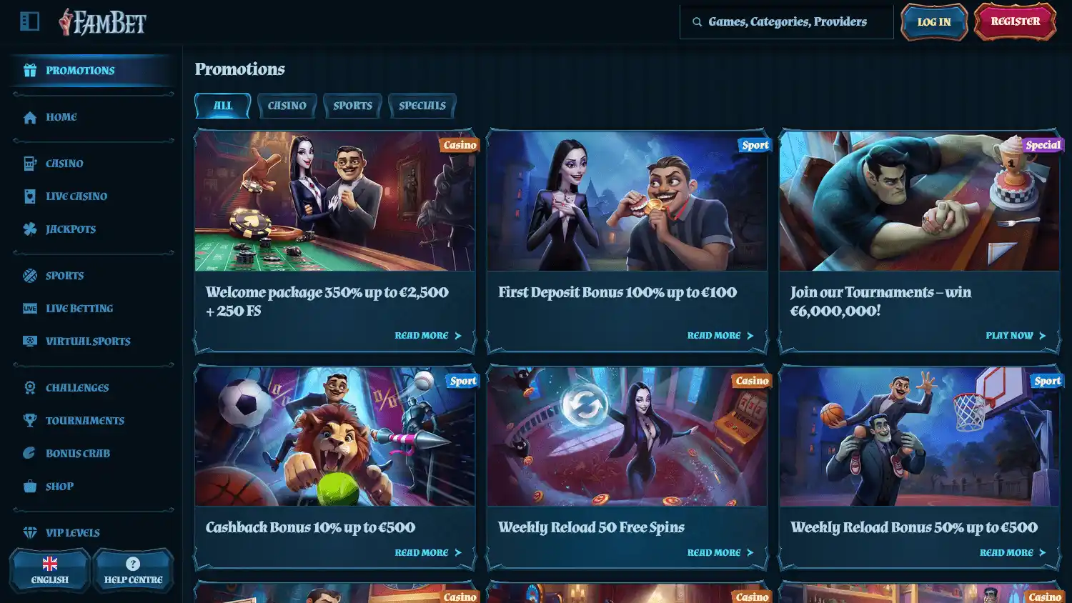 FamBet Casino screenshot 3