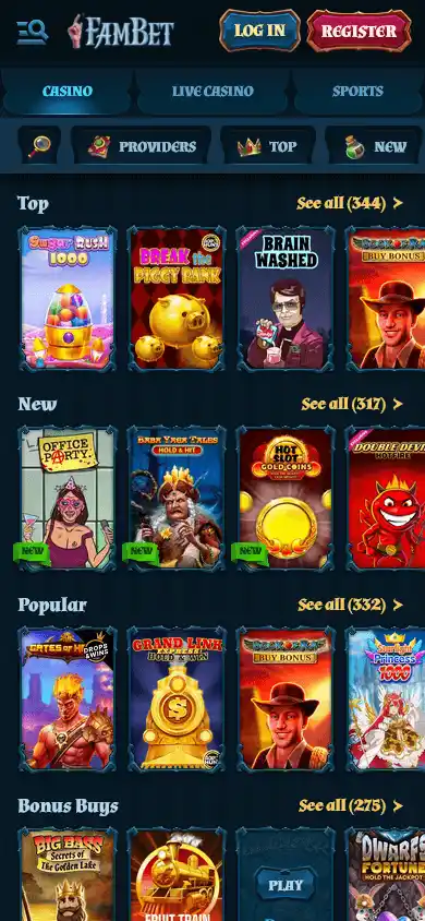 FamBet Casino screenshot 5