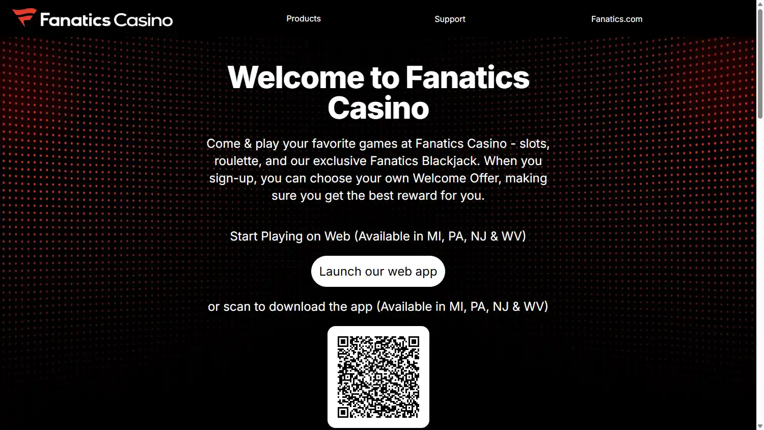Fanatics Casino screenshot 2