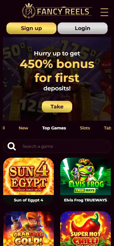 Fancy Reels Casino screenshot 4