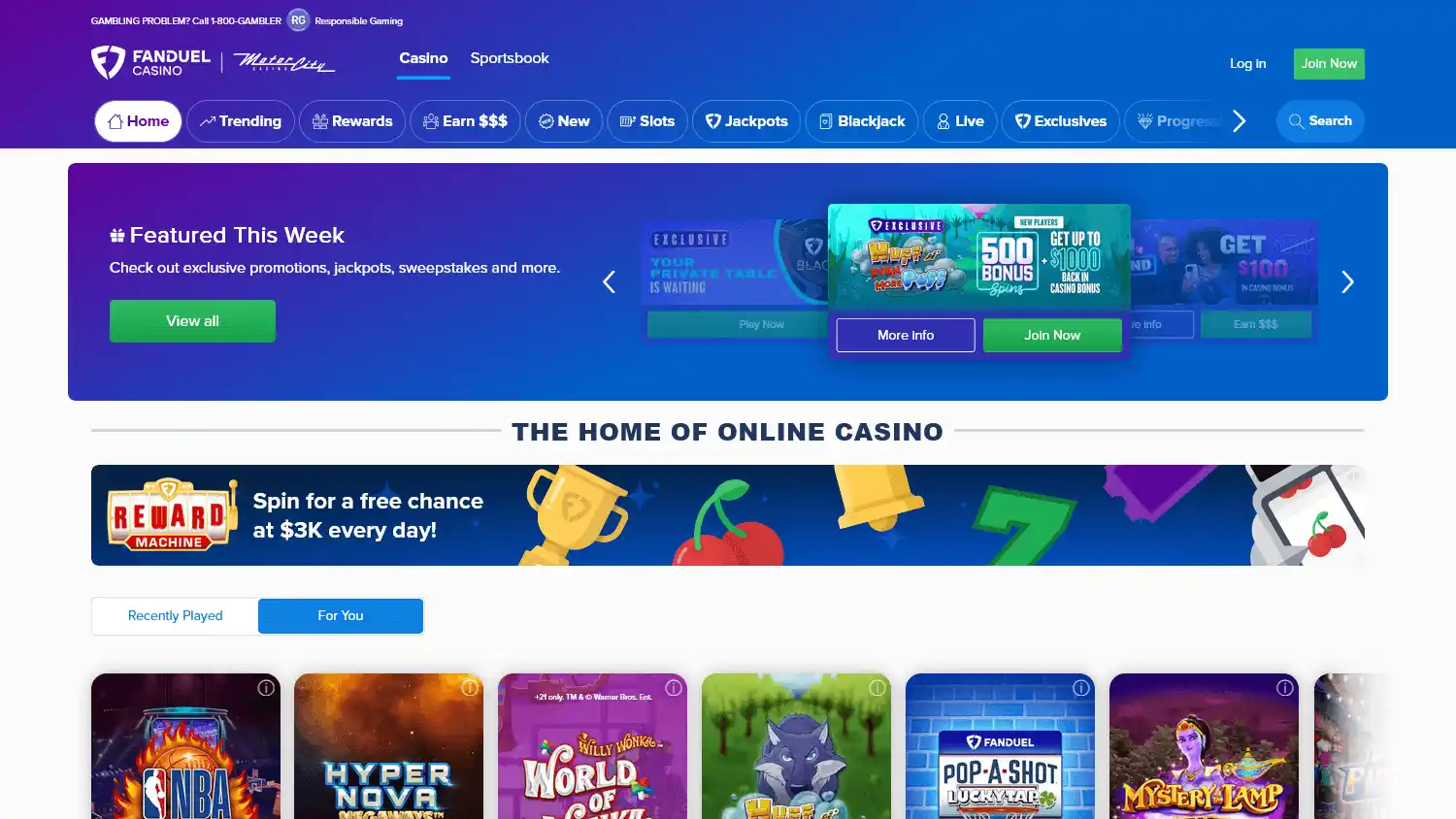 FanDuel Casino screenshot 1