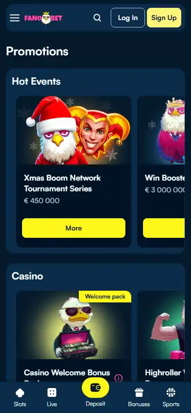 FanoBet Casino screenshot 6