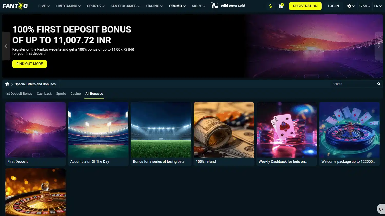 Fantzo Casino screenshot 3
