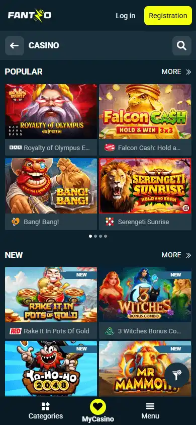 Fantzo Casino screenshot 5