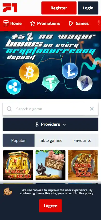 Fast One Casino screenshot 3