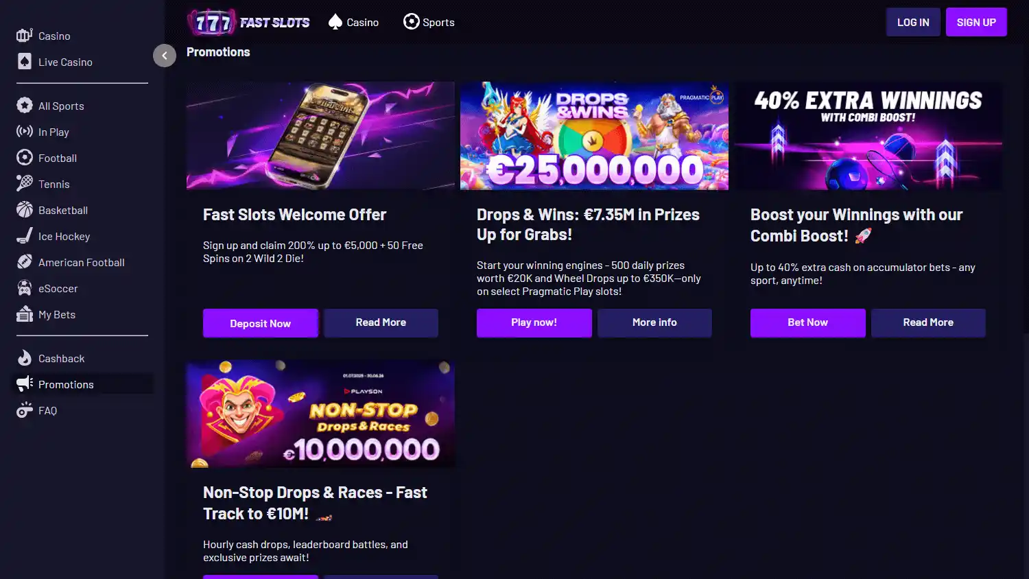 Fast Slots Casino screenshot 3