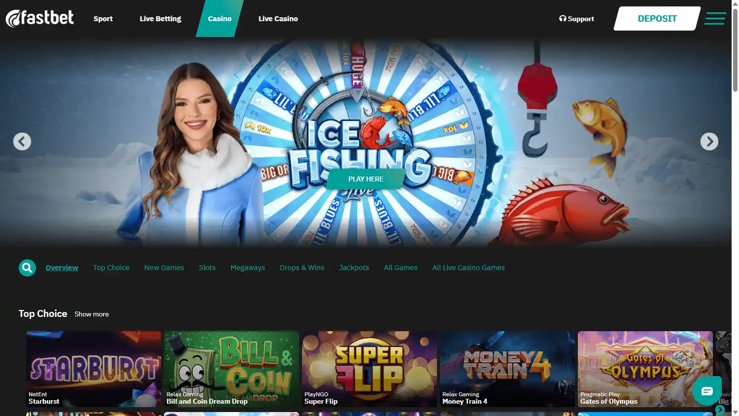 FastBet Casino screenshot 1