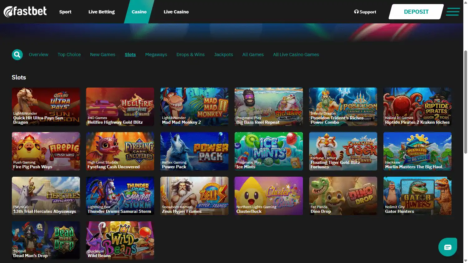 FastBet Casino screenshot 2