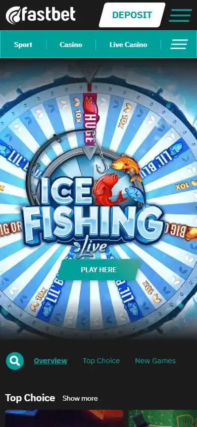 FastBet Casino screenshot 3