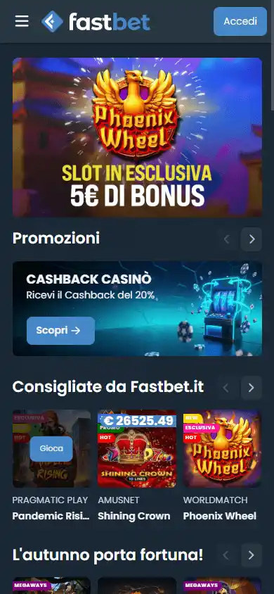 FastBet Casino IT screenshot 4