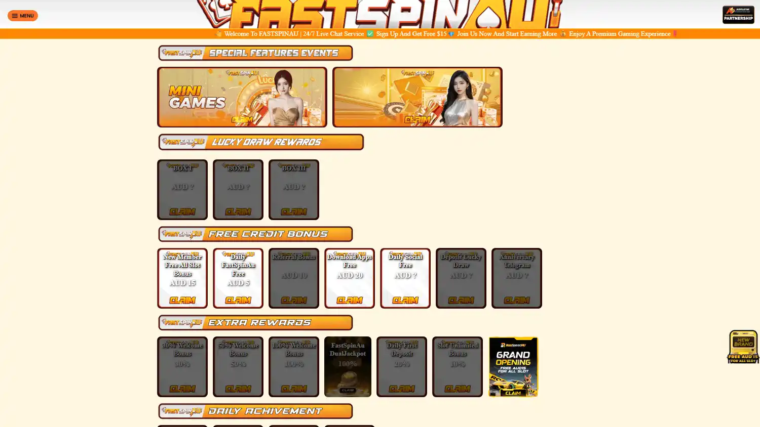 FastSpin AU Casino screenshot 2