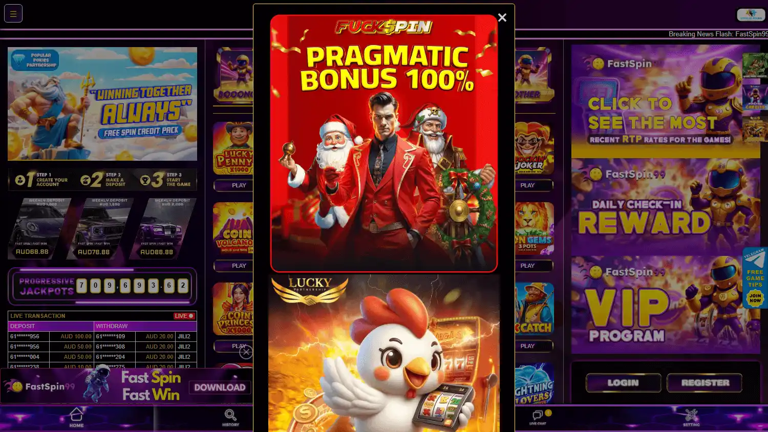 FastSpin99 Casino screenshot 2