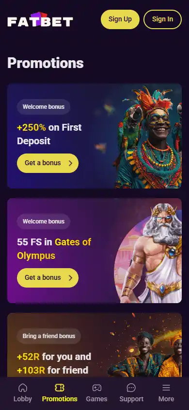 Fat Bet Casino screenshot 6