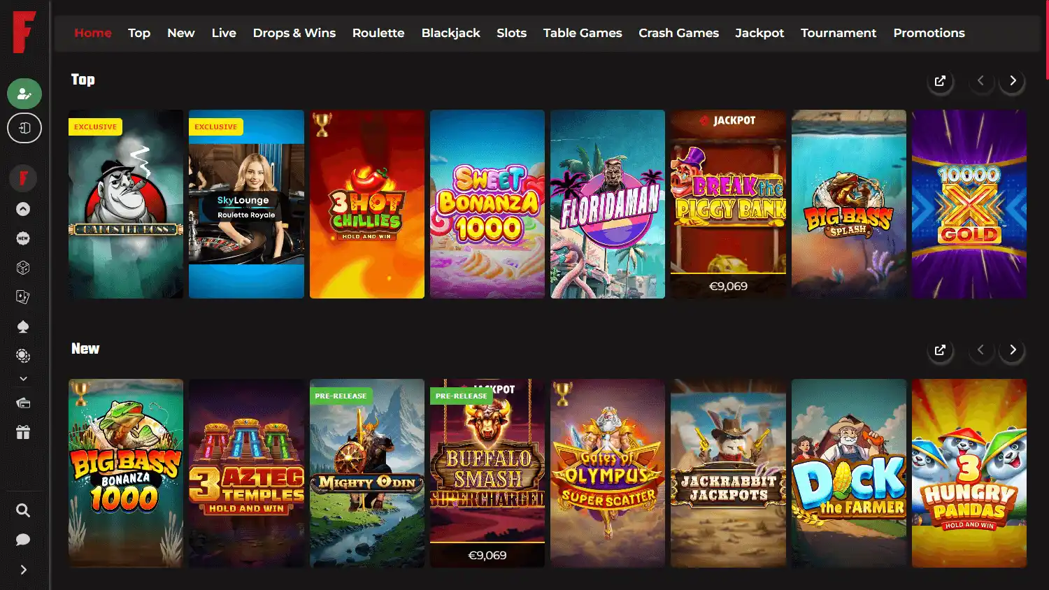 FatBoss Casino screenshot 1
