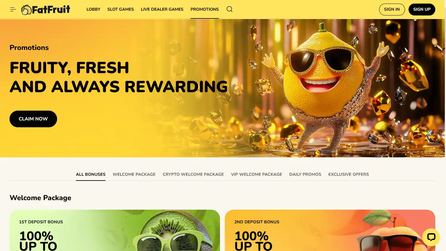 FatFruit Casino screenshot 3