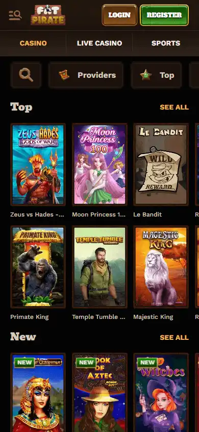 FatPirate Casino screenshot 5