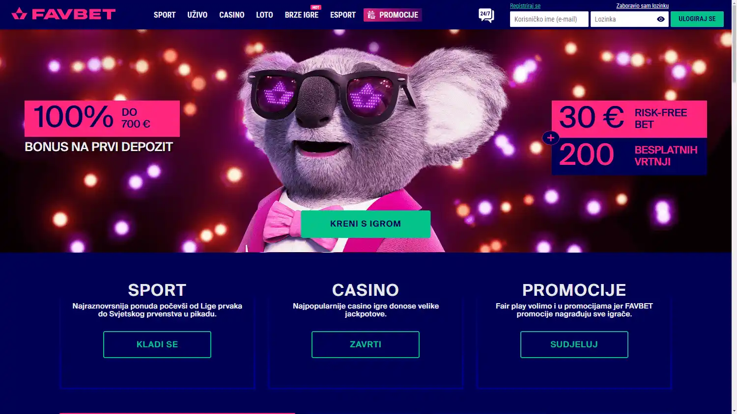 Favbet Casino HR screenshot 1