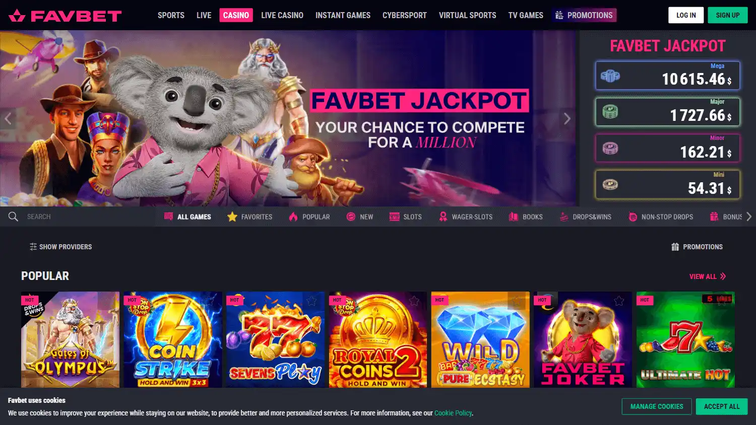 Favbet Casino HR screenshot 2