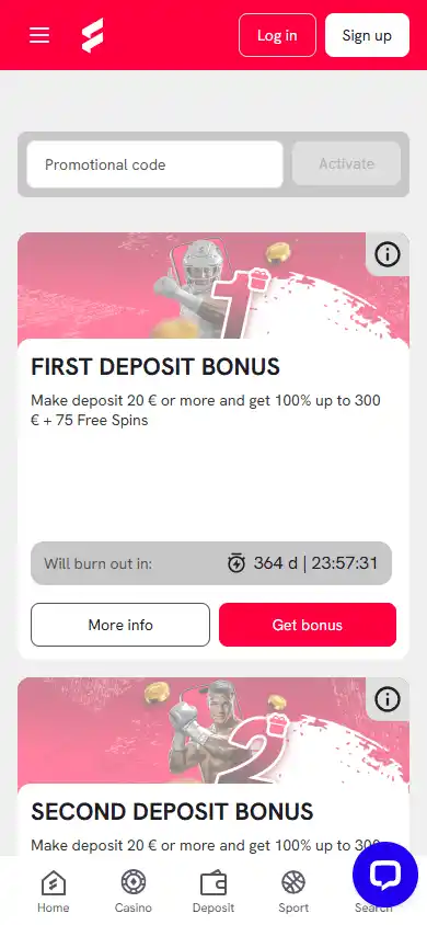 Favor.bet Casino screenshot 6