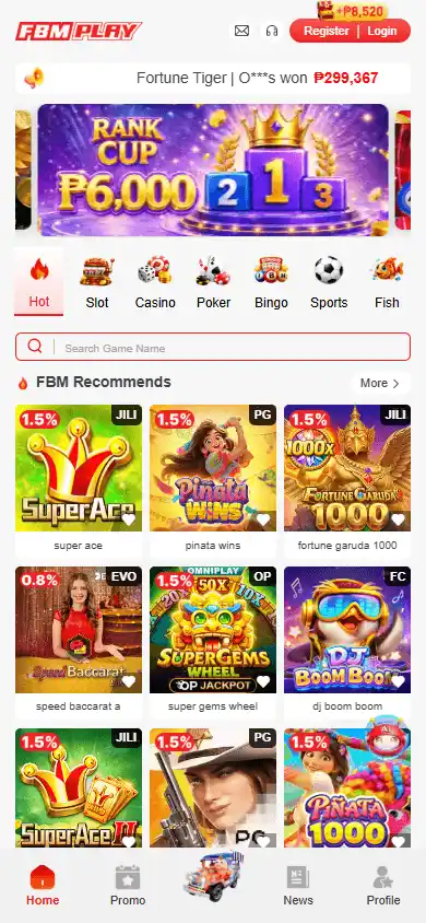 FBMPlay Casino screenshot 3