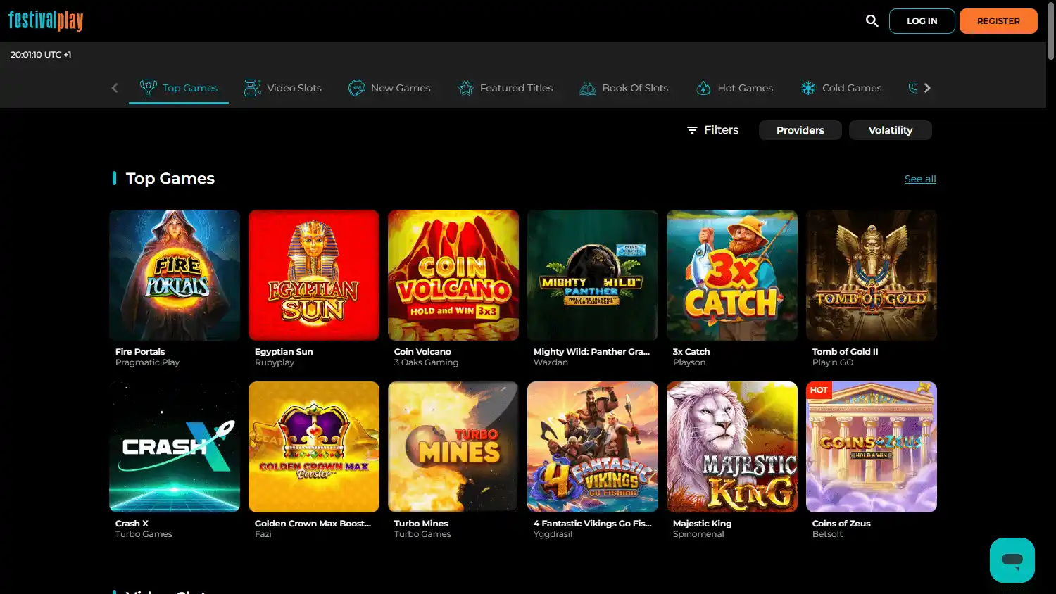 FestivalPlay Casino screenshot 2