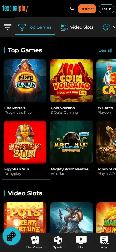 FestivalPlay Casino screenshot 5