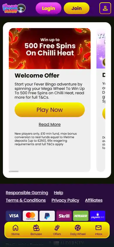Fever Bingo Casino screenshot 7
