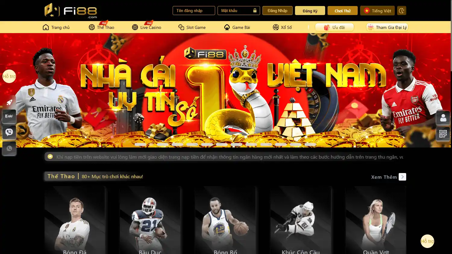 Fi88 Casino screenshot 1