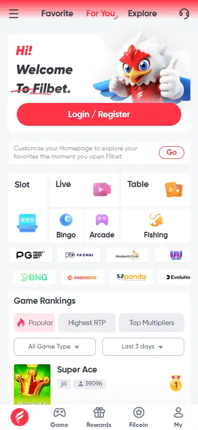FILBET Casino screenshot 3