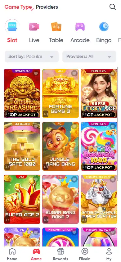 FILBET Casino screenshot 4