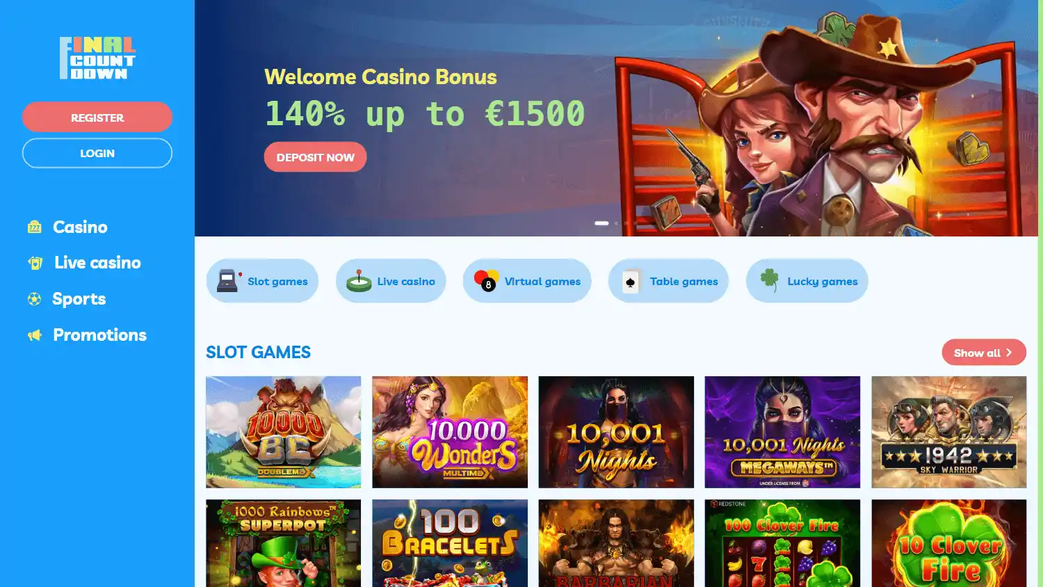 FinalCountdown.io Casino screenshot 1