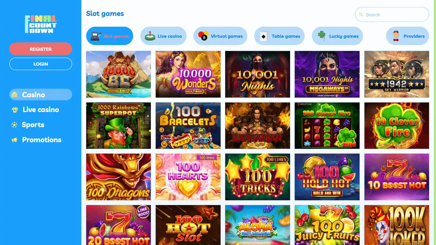 FinalCountdown.io Casino screenshot 2
