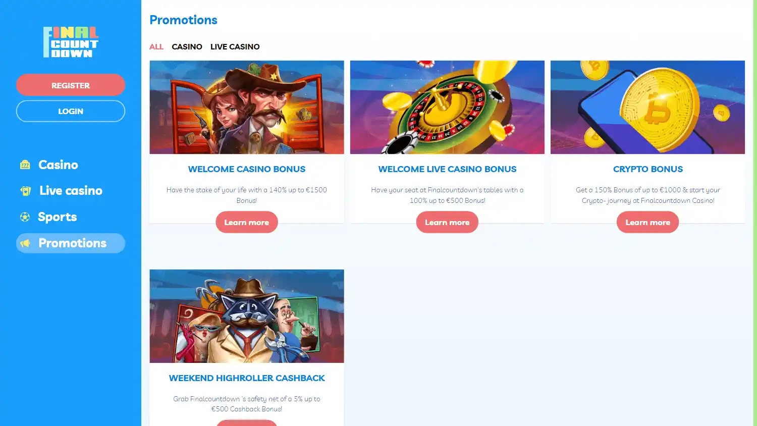 FinalCountdown.io Casino screenshot 3