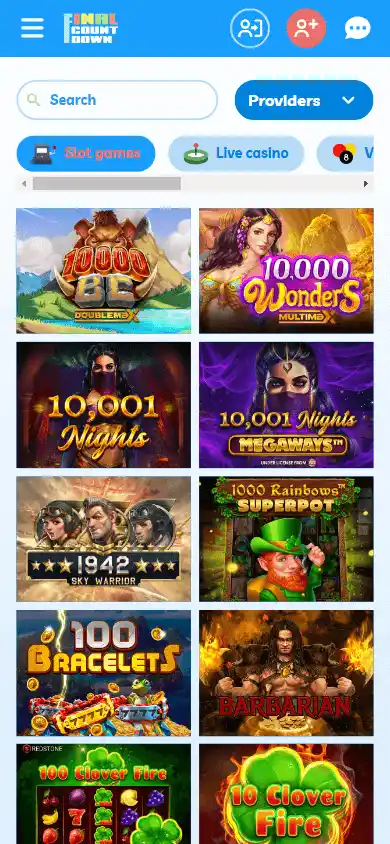 FinalCountdown.io Casino screenshot 5