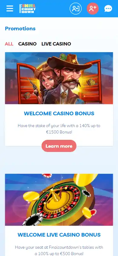 FinalCountdown.io Casino screenshot 6