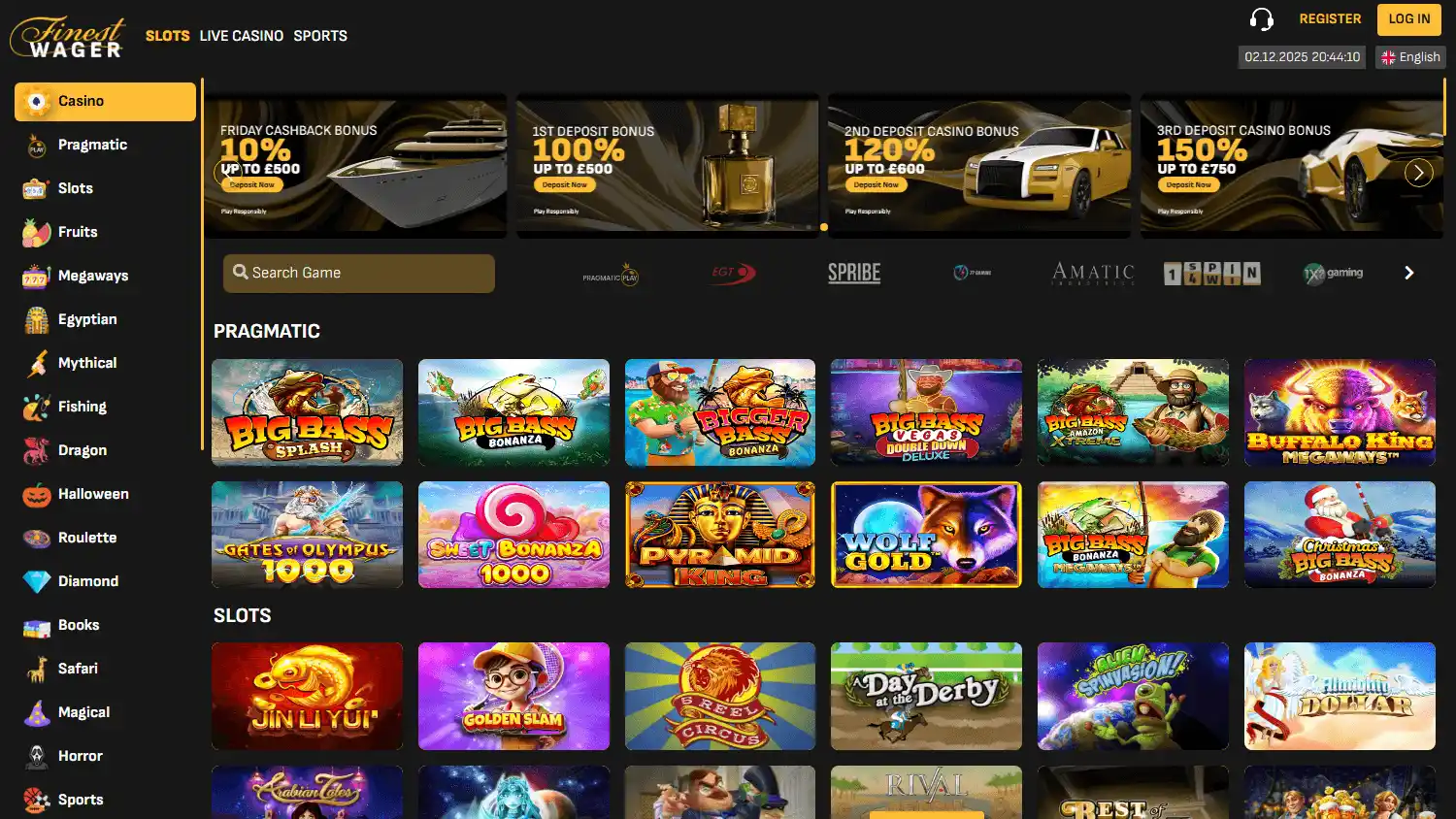 Finestwager Casino screenshot 1
