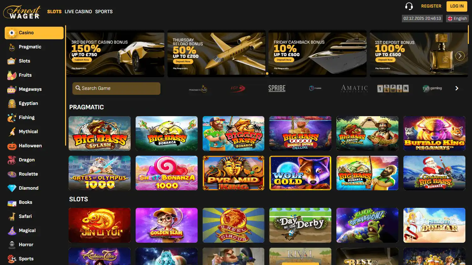 Finestwager Casino screenshot 2