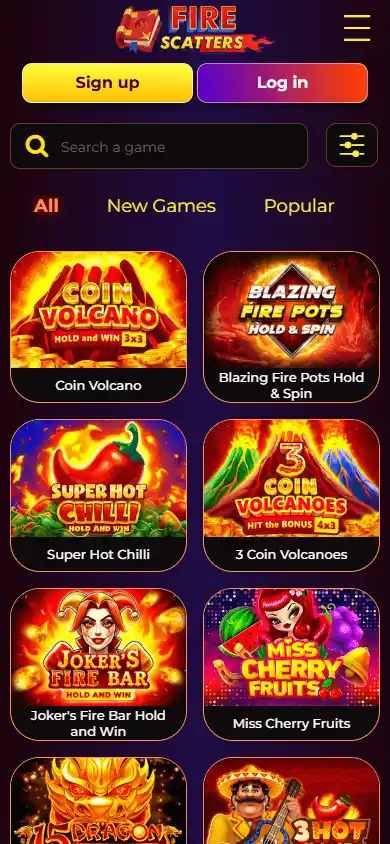 Fire Scatters Casino screenshot 5