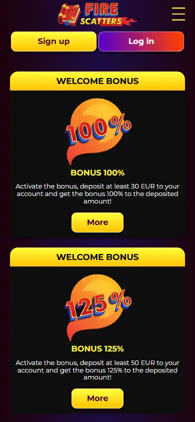 Fire Scatters Casino screenshot 6