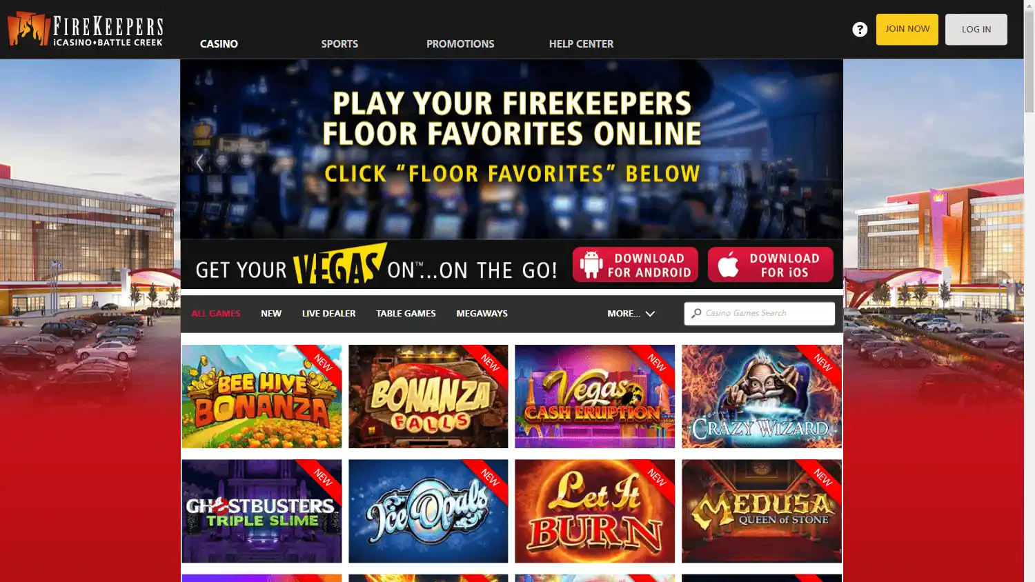 FireKeepers Casino screenshot 1