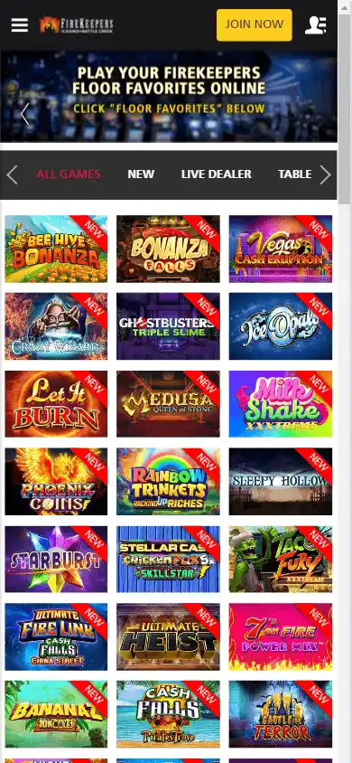 FireKeepers Casino screenshot 3