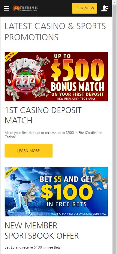 FireKeepers Casino screenshot 4